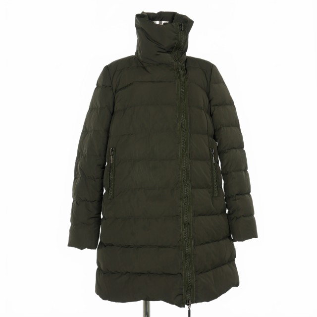 【中古】モンクレール MONCLER GERBOISE ジェルボワーズ ダウンジャケット 2 ダークオリーブ 国内正規 レディース