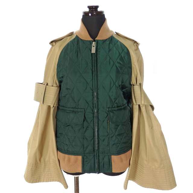 中古】サカイ sacai フレアスリーブ ドッキングブルゾン ジャケット ...