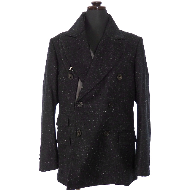 【中古】未使用品 ファセッタズム FACETASM × The Woolmark Compan ダブルジャケット ブレザー ウール 長袖 1