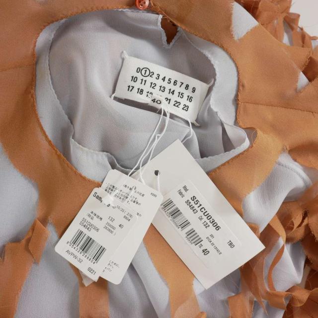 中古】メゾンマルジェラ Maison Margiela 22SS デコルティケ シフォン