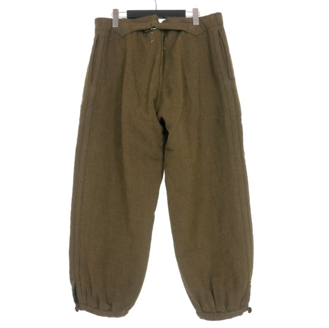 中古】メゾンマルジェラ Maison Margiela 22SS 白タグ Padded Wool Trousers 中綿入り ウールパンツ スラックス  48の通販はau PAY マーケット - ブランド古着のベクトル | au PAY マーケット－通販サイト