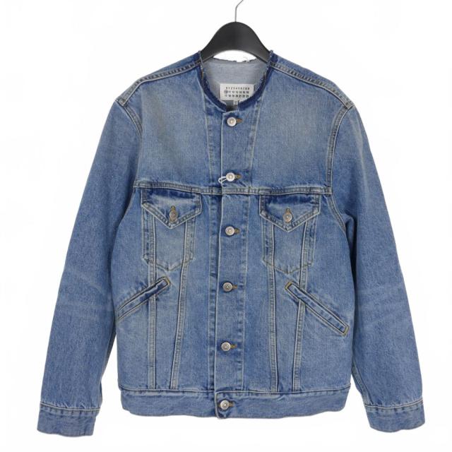 未使用】Maison Margiela マルジェラ ノーカラー デニム 46 Maison 