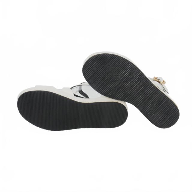 【中古】マメクロゴウチ  Mame Kurogouchi 22SS Curved Line Ankle レザー フラット サンダル アンクルストラップ 中古】マメクロゴウチ Mame Kurogouchi 22SS Curved Line Ankle レザー