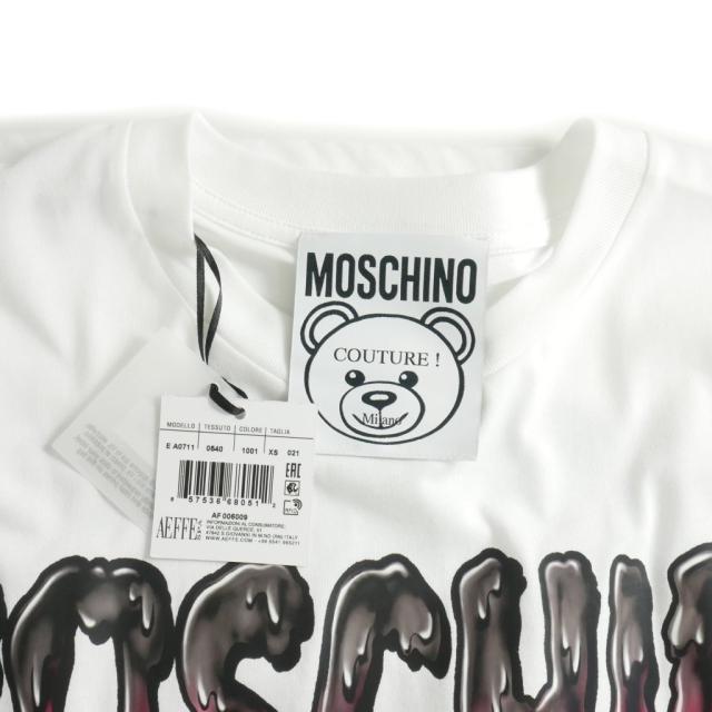 中古】未使用品 モスキーノ MOSCHINO バッド テディベア プリント