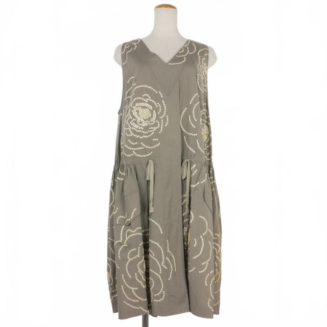 オールインワン膝丈スパンコールビジュドリスヴァンノッテン