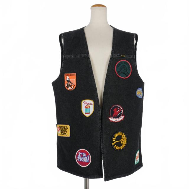 【中古】シティショップ CITY SHOP 23SS Wrangler 別注 WAPPN GILLET ワッペン デニムベスト ジレ インディゴの通販は 7,115円