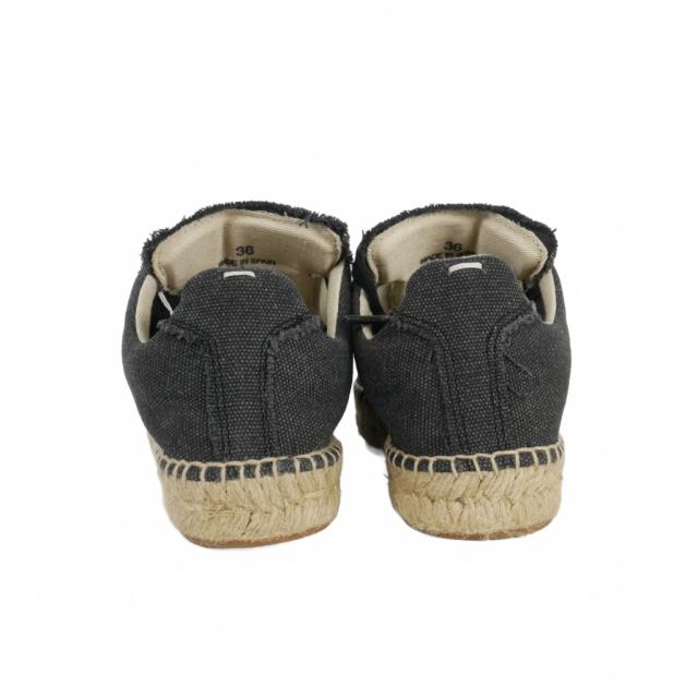 【中古】未使用品 メゾンマルジェラ Maison Margiela 22SS カットオフ キャンバス ジャーマントレーナー スニーカー 中古】未使用品 メゾンマルジェラ Maison Margiela 22SS カットオフ