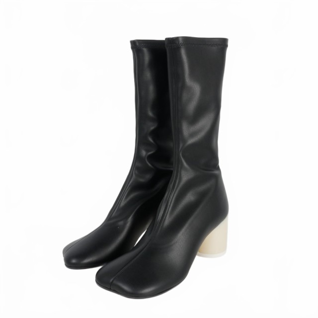【中古】未使用品 メゾンマルジェラ MM6 Maison Margiela 22AW アナトミック ストレッチ アンクル ブーツ 36 黒の通販は