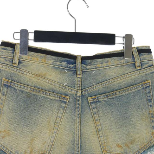 【中古】メゾンマルジェラ Maison Margiela 22SS ダーティウォッシュ デニム ショートパンツ 加工 白タグ 40_3