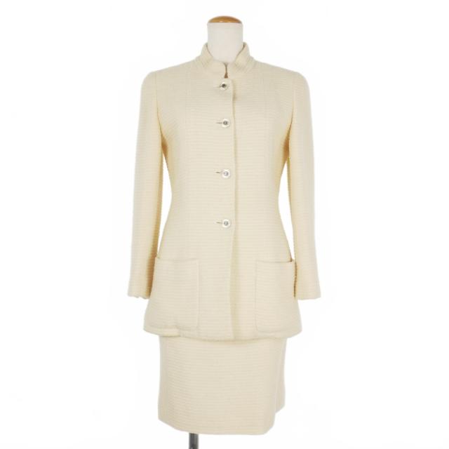 中古】シャネル CHANEL ヴィンテージ 97C ココボタン ツイード