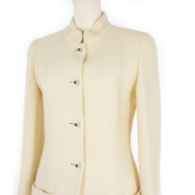 中古】シャネル CHANEL ヴィンテージ 97C ココボタン ツイード