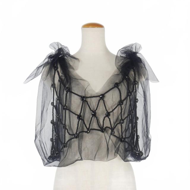 CHIKAKISADA ビジューチュールトップス la_carina ファッション CHIKAKISADA ビジューチュールトップス