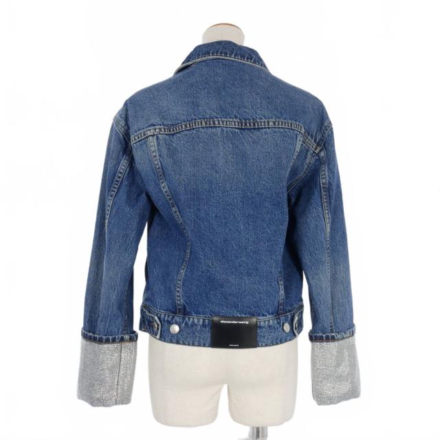 中古】アレキサンダーワン ALEXANDER WANG 袖スパンコール デニム