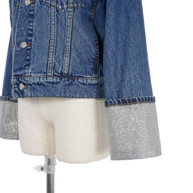 Alexander Wang - アレキサンダーワン ALEXANDER WANG 袖スパンコールデニムジャケット 中古】アレキサンダーワン ALEXANDER WANG 袖スパンコール デニム