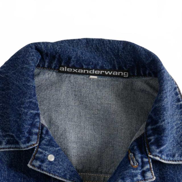 中古】アレキサンダーワン ALEXANDER WANG 袖スパンコール デニム