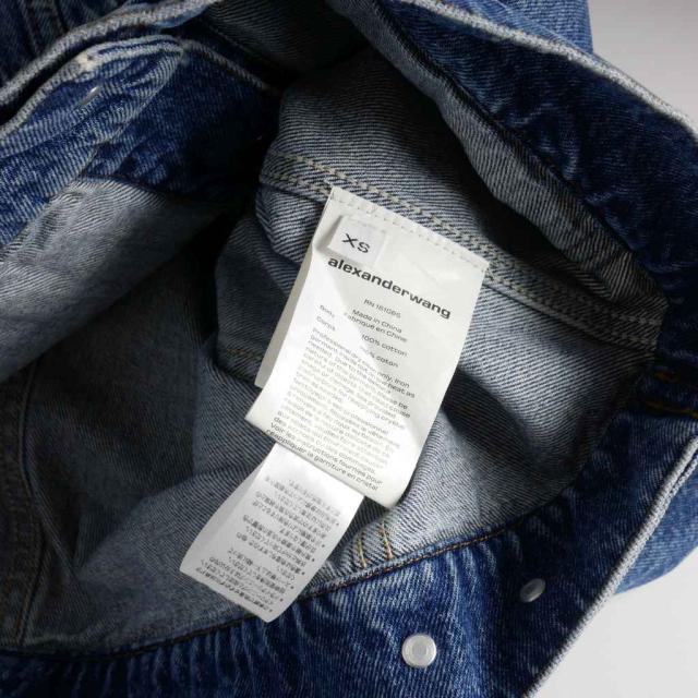 中古】アレキサンダーワン ALEXANDER WANG 袖スパンコール デニム