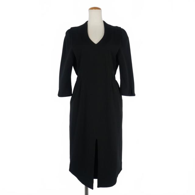 マメクロゴウチ　mamekurogouchi　ワンピース　ブラック　アシメ　変形 マメクロゴウチ mamekurogouchi ワンピース ブラック アシメ 変形