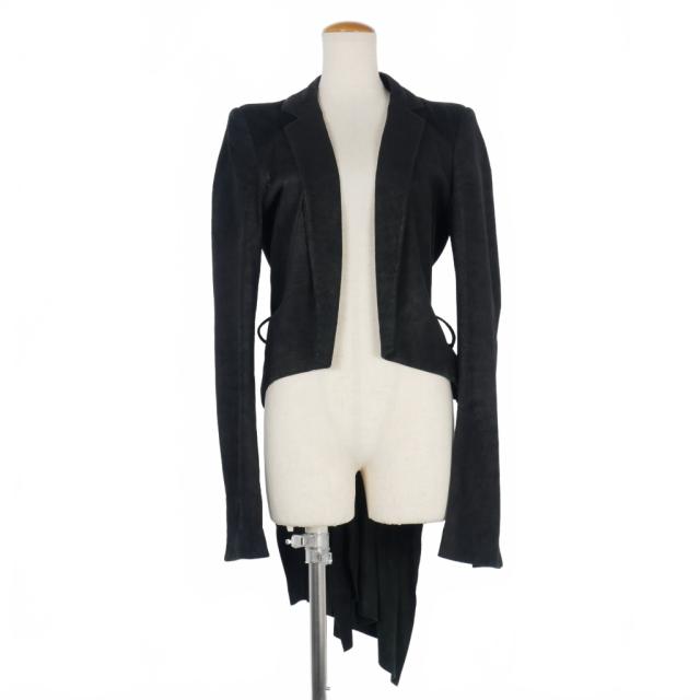 ハイダーアッカーマン Haider Ackermann ロングパンツ スラックス 無地 ウール リネン混 36 黒/Z91 レディース Haider Ackermann ブルゾン メンズ ハイダー アッカーマン 中古 古着