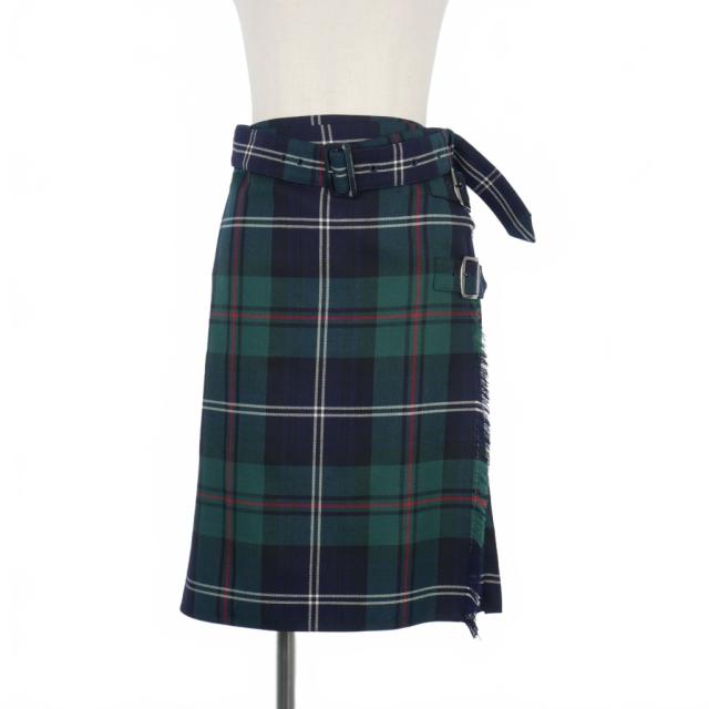 Burberry 巻きスカート バーバリー 巻きスカート 膝丈 バーバリー