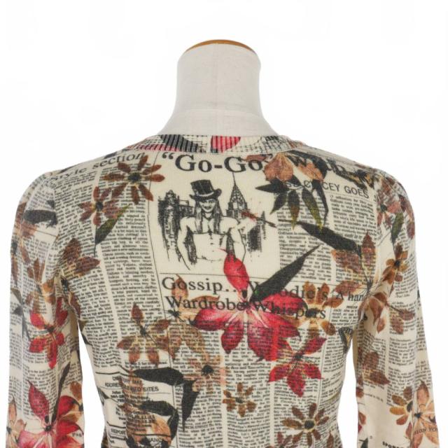 中古】ジョンガリアーノ JOHN GALLIANO ニュースペーパー 花柄 中古】ジョンガリアーノ JOHN GALLIANO ニュースペーパー 花柄