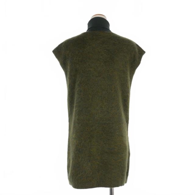 【中古】ルイヴィトン LOUIS VUITTON ニット ミニ ワンピース チュニック ベスト タートルネック モヘヤ XS グリーン 中古】ルイヴィトン LOUIS VUITTON ニット ミニ ワンピース チュニック