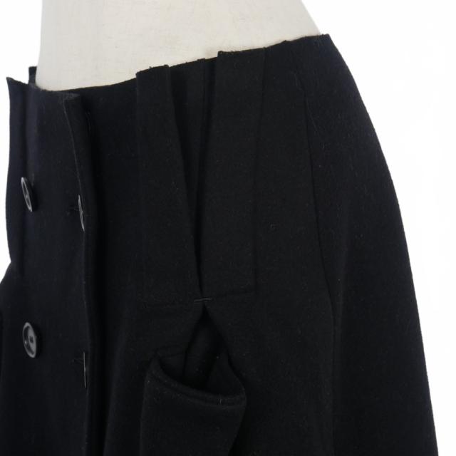 【中古】メゾンマルジェラ Maison Margiela 19AW メルトン ロングスカート 40 紺 ネイビー S51AM0373 S52416_3