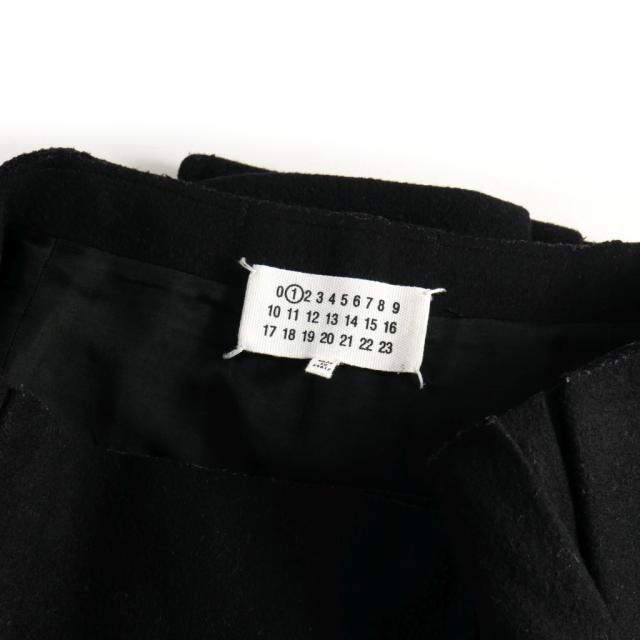 【中古】メゾンマルジェラ Maison Margiela 19AW メルトン ロングスカート 40 紺 ネイビー S51AM0373 S52416_6
