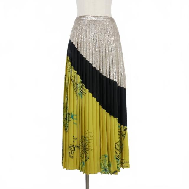 DRIES VAN NOTEN ドリスヴァンノッテン スカート シルク50％ M DRIES