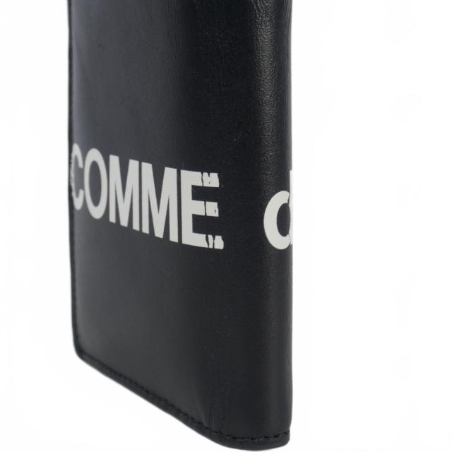 【新品未使用】コムデギャルソン ウォレット HUGE LOGO POUCH COMME des GARCONS Huge-Logo 二つ折り ZIPウォレット レッド