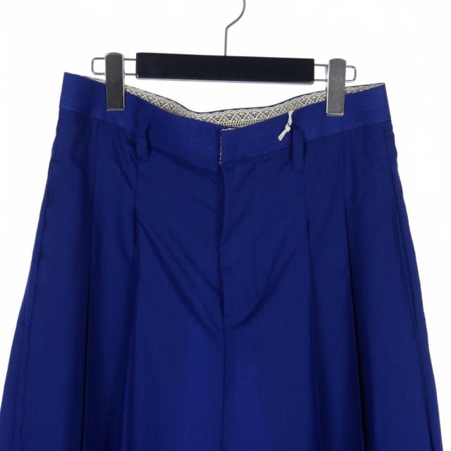 中古】未使用品 シンヤコズカ SHINYA KOZUKA 25SS SCOTTISH タック