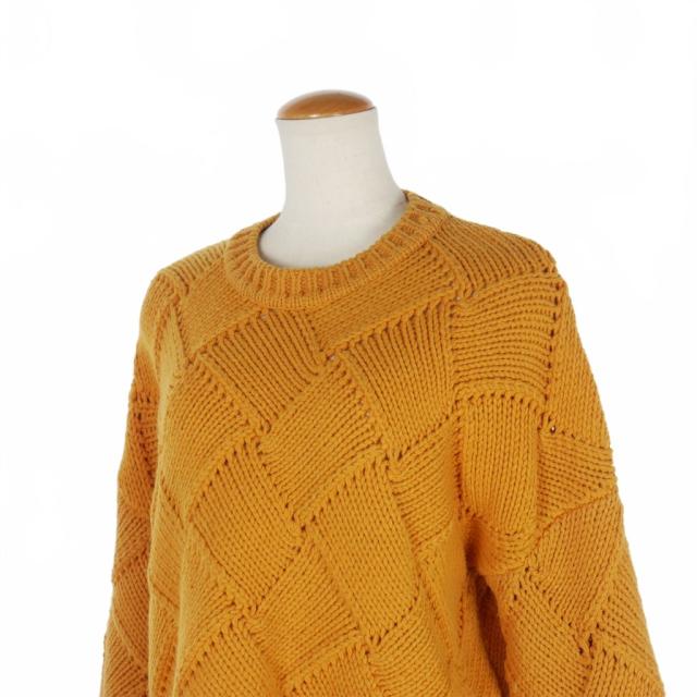 【中古】ジェイダブリューアンダーソン JWアンダーソン J.W.ANDERSON ダイヤ柄 クロップドニット セーター XS/S