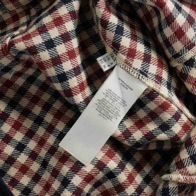 【中古】ジェイダブリューアンダーソン JWアンダーソン J.W.ANDERSON チェック柄 アシンメトリーヘム フレアスカート