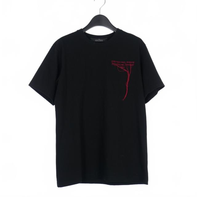 中古】ロク ロック rokh Embroided Words T-Shirt ロゴ刺繍 クルー