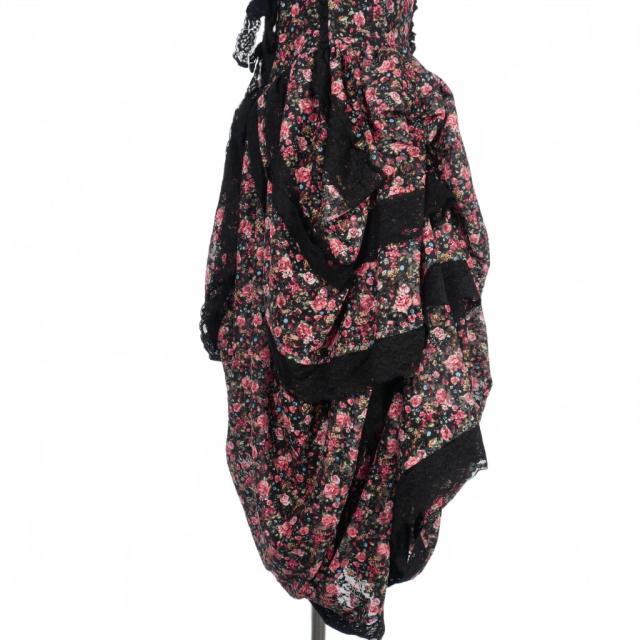 中古】ロク ロック rokh 花柄 レース キャミワンピース ドレス 40  