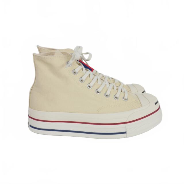 【中古】未使用品 ダブレット doublet × コンバース CONVERSE ジャックパーセル オールスターハイ 28.0cm ホワイト
