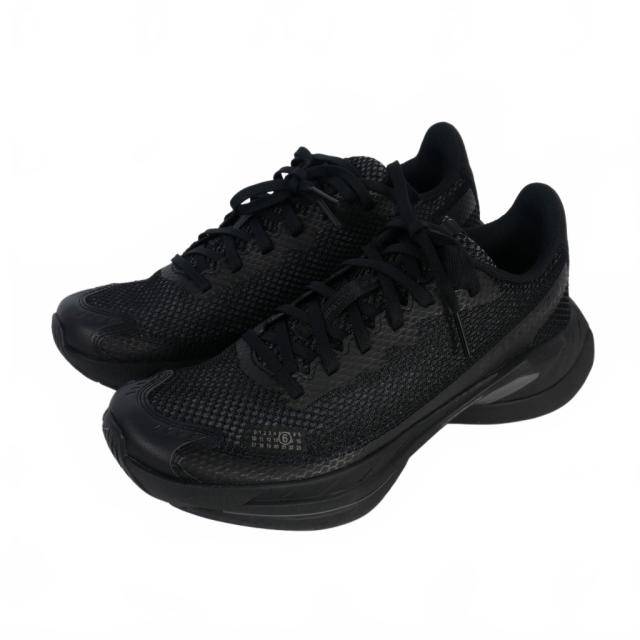 【中古】未使用品 メゾンマルジェラ MM6 Maison Margiela × サロモン SALOMON SPECTUR 2 スニーカー 44 黒 ブラック