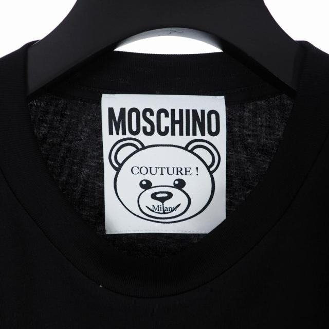 中古】未使用品 モスキーノ MOSCHINO 20SS バッド テディベア プリント