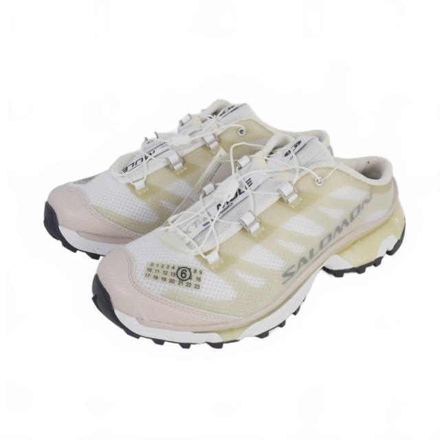 【中古】未使用品 メゾンマルジェラ MM6 × サロモン XT-4 MULE 2 ミュール スニーカー 41 1/3 26cm ホワイト メンズ