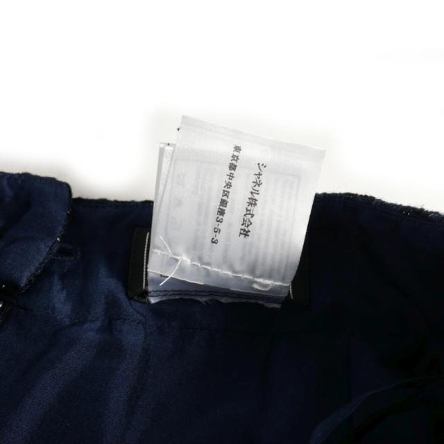 【中古】シャネル CHANEL ツイード スカート ひざ丈 36 紺 ネイビー P31379V21079 レディース_5