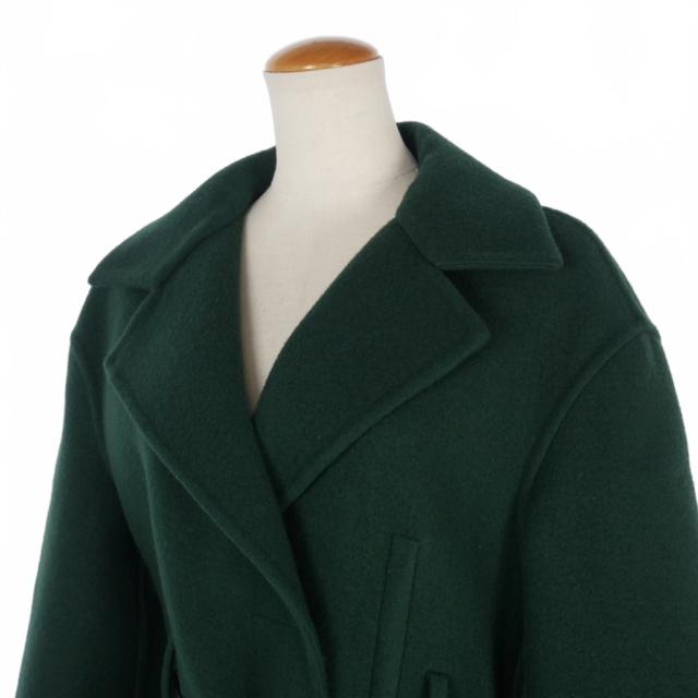 JIL SANDER軽量ウールコートモスグリーンカーキジルサンダー JIL