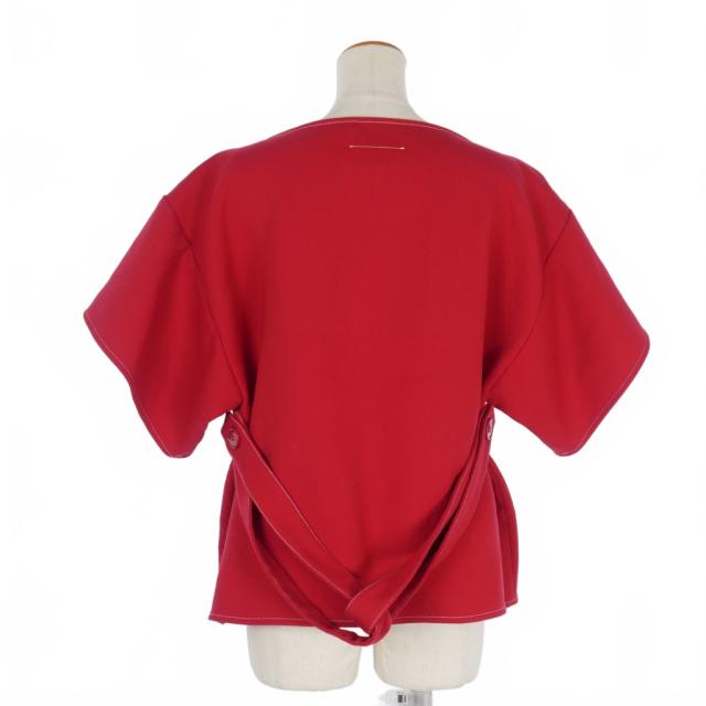 中古】メゾンマルジェラ MM6 ボートネック ベルテッド プルオーバー