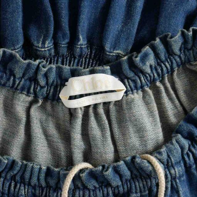 中古】クロエ CHLOE 16SS ティアード デニム ウォッシュド加工