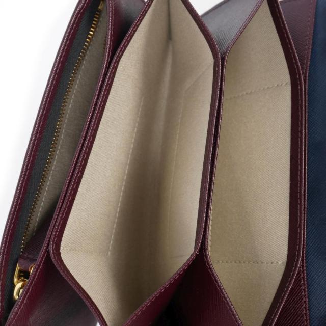中古】マルニ MARNI TRUNK トランク ロゴ ショルダーウォレット 長財布