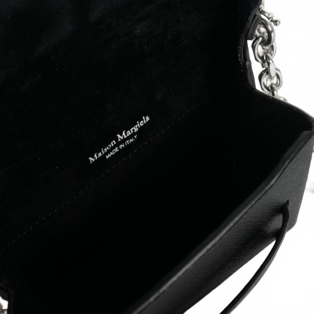 【中古】未使用品 メゾンマルジェラ Maison Margiela 24SS スナッチト ショルダーバッグ ドールサイズ 黒 ブラック 中古】未使用品 メゾンマルジェラ Maison Margiela 24SS スナッチト