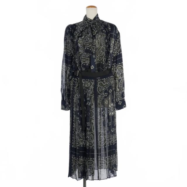 専用★sacai サカイ ペイズリー プリント ワンピース ドレス sacai サカイ ペイズリー プリント ワンピース ドレス sacai サカイ