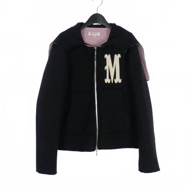 中古】エムエーエスユー MASU 24AW BAT COLLAR ZIP-UP JACKET バット