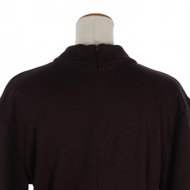 【中古】未使用品 フォトコピュー PHOTOCOPIEU スウェットワンピース 長袖 ロング丈 サイズ36 ブラウン 茶色 232RGN 中古】未使用品 フォトコピュー PHOTOCOPIEU スウェットワンピース