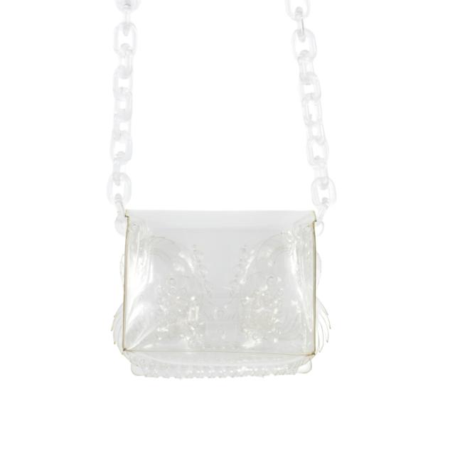 【中古】マメクロゴウチ  Mame Kurogouchi PVCクリア チェーン マイクロ ショルダーバッグ レディース 中古】マメクロゴウチ Mame Kurogouchi PVCクリア チェーン マイクロ