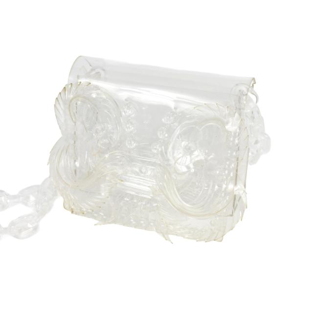 【中古】マメクロゴウチ  Mame Kurogouchi PVCクリア チェーン マイクロ ショルダーバッグ レディース 中古】マメクロゴウチ Mame Kurogouchi PVCクリア チェーン マイクロ