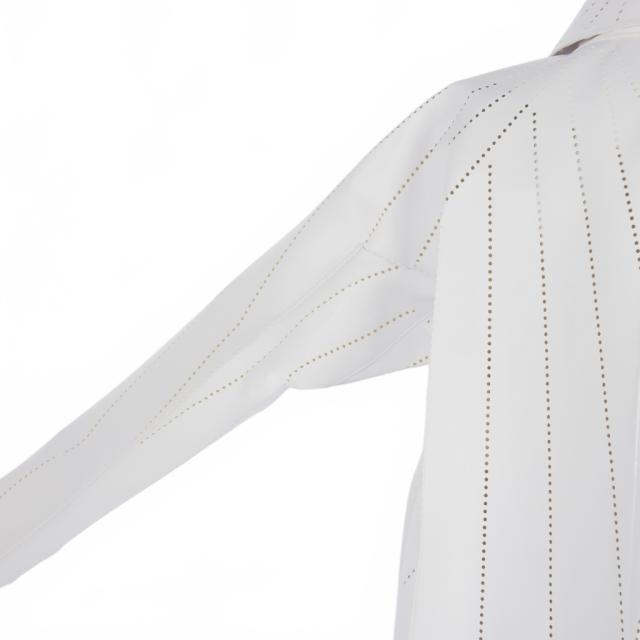 中古】イッセイミヤケ ISSEY MIYAKE 14SS フェイクレザー パンチング